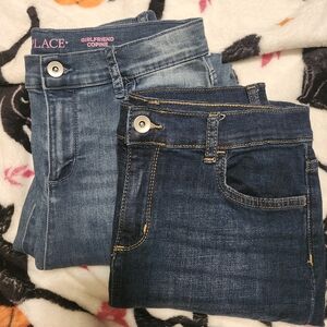 Place Girls Light and Dark Blue Jeans